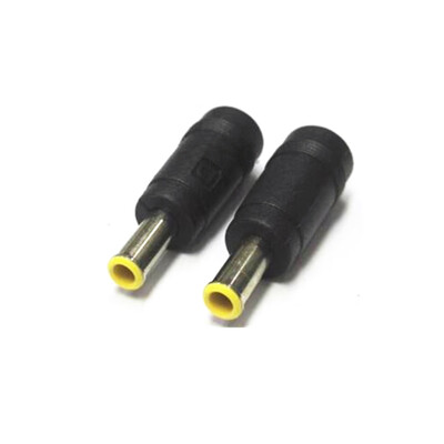 

2pcs Replacement for Samsung Laptop 55x21mm Female to 50x30mm Male Adapter Monitor Power Adapter Plug