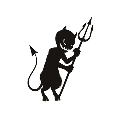 

Black Demon Pattern Wall Decals Halloween Stickers Removable Kids Room House Decoration Vinyl Wall Stickers Bedroom Accessories