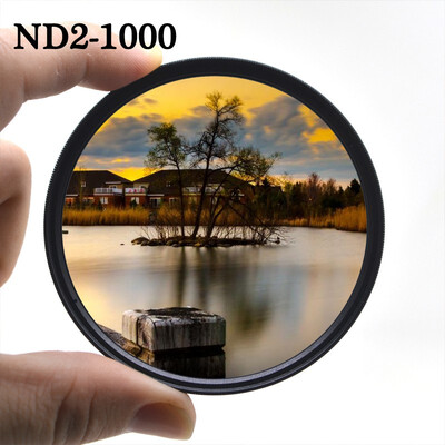 

KnightX Adjustable ND Neutral Density nd2-1000 Camera Lens Filter For Canon eos Sony Nikon 49mm 52mm 55mm 58mm 62mm 67mm 72mm 77mm