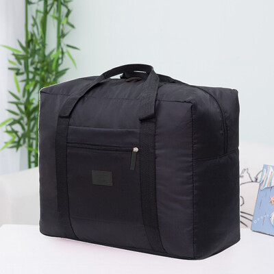 

Gobestart Packable Travel Duffel Bag Waterproof Nylon Foldable Carry Package Versatile BK