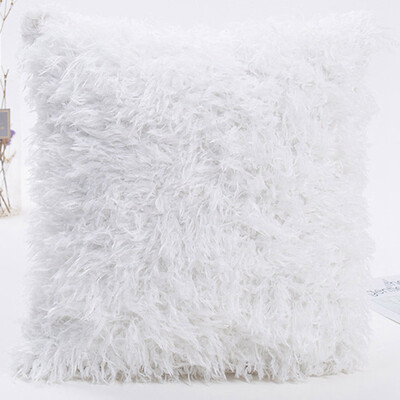 

1Pc Posh Style Home Decor Super Soft Plush Faux Fur Throw Pillow Cover Cushion Case Pillowcase