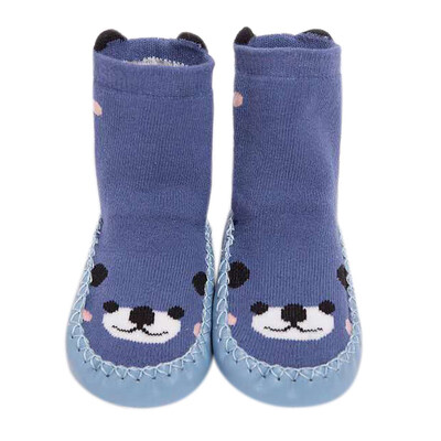 

Toddler Indoor Sock Shoes Newborn Baby Winter Thick Cotton Baby Girl Sock With Rubber Soles Anti Slip Infant Cartoon Sock
