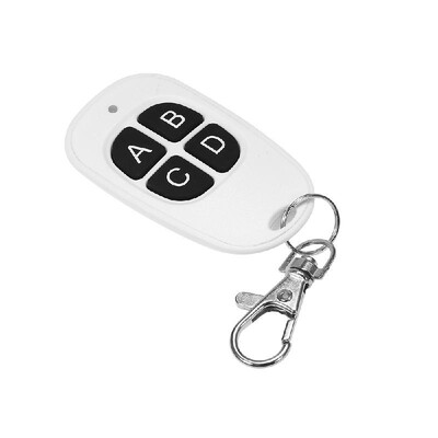 

Universal 315MHz Remote Control Wireless 4 Keys Copy Cloning Garage Door Remote Control Key DuplicatorWhite
