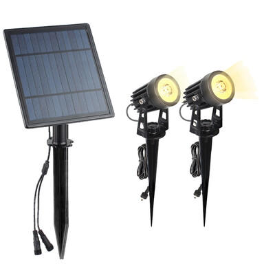 

Gobestart LED Solar Gartenleuchte Spotlight Rasen Landschaft Scheinwerferlicht Outdoor