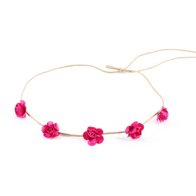 

Baby Girls Flower Headband Floral Headwear Apparel Wreath Photography Prop Party Gift
