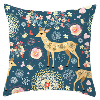

Christmas Snow Series Pillowcase Printing Throw Pillowcase Christmas Snowman Home Decor Cushion Cover for Sofa Couch