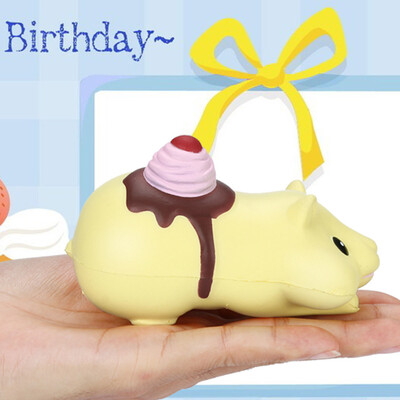 

YIWULACartoon Cat Cake Scented Squishies Slow Rising Squeeze Toys Stress Reliever Toys