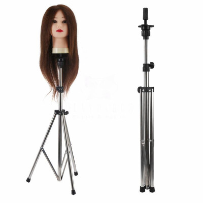 

Gobestart Adjustable Wig Head Stand Mannequin Tripod Hairdressing Training Holder