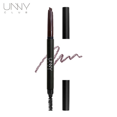 

Unny club 025g dark brown 01 automatic rotating triangle flat head with eyebrow brush waterproof&sweat-proof non-markin