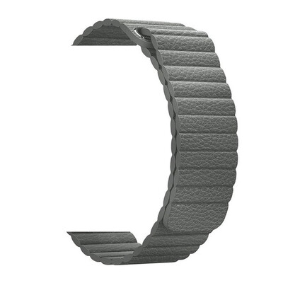 

Adjustable Magnetic Genuine leather loop band for apple watch band 42 mm 38 strap bracelet Closure Loop black blue brown