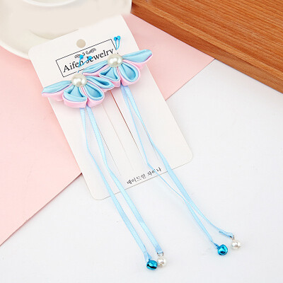 

Baby Girl Cute Chinese Style Hair Accessories Bowknot Tassel Design Headband Hair Pin