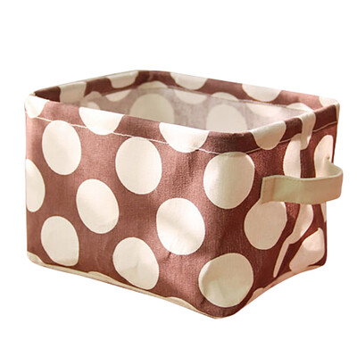 

〖Follure〗Cowboy Cotton Waterproof PE Coating Storage Basket Sundries Storage Box