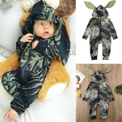 

Top Baby Kids Boys Girls Infant Romper Jumpsuit Bodysuit Cotton Outfit Set 0-24M