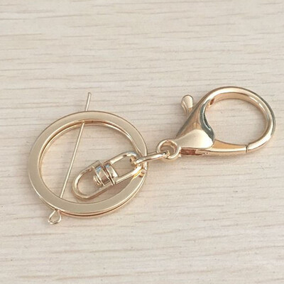 

Fashion Gold Silver Key Ring Lobster Clasp Key Pendant Key Chain