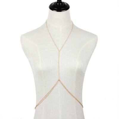 

Women Body Chain Fashion Concise Personality High Quality Body Chain Casual Solid Color Multi-layer Body Chain