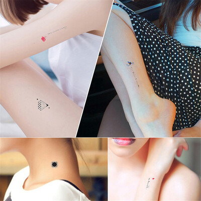 

〖Follure〗30pcs Sheet Temporary Metallic Tattoo Gold Silver Flash Tattoos Inspired