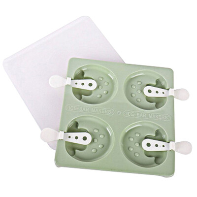 

Gobestart Hot Selling Beautiful Silicone Ice Cream Mold With Lid Popsicle Mold