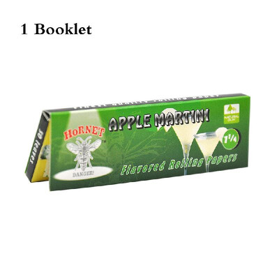 

Hornet Apple Martini 1 14 78mm Flavored Rolling Paper Package of 50