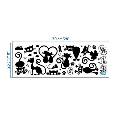 

8pcsset Cat Light Switch Panel Wall Stickers For Kitchen DIY Home Decor Cartoon Animals Phone Decals Mural Art Stickers