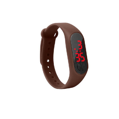 

Fashionable Stylish Couple Watch His-and-hers Watches Digital LED Sport Watch Wristwatch with PU Strap Band for Men Women Children