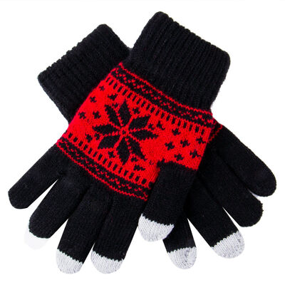 

Warm Winter Gloves Knitted Cotton Touch Screen Gloves Men Women Soft Gloves
