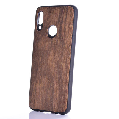 

case for Huawei Honor 10 Lite woodLike soft TPU silicone PC wood pattern PU leather skin funda covers for Honor 10 Lite case
