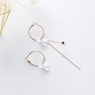 

New Fashion Women Earrings Geometric Irregular Flower Women Simple Fringed Asymmetric Party Earrings Jewelry Accessories