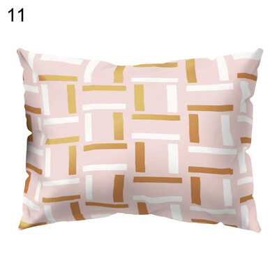 

Dot Triangle Geometric Pattern Pillow Cover Cushion Case Car Sofa Hotel Decor