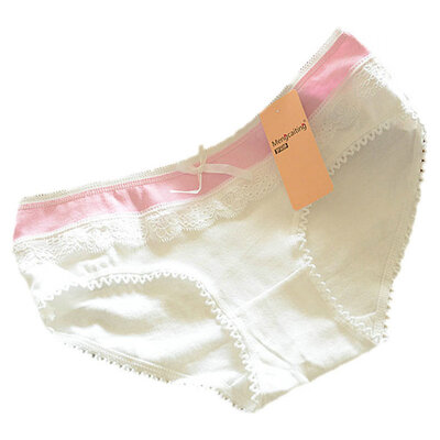 

Lovely Briefs Womens Multi-Color Cotton Soft Lace Bow-knot Underwear Briefs Knickers