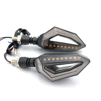 

4Pcs Motorcycle 30 LED Turn Signal Indicator Blinker Blue DRL Red Brake Light