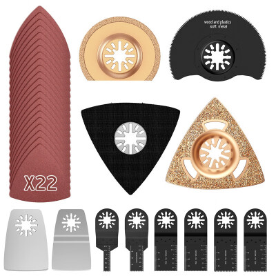 

34PCS high carbon steel vibration saw blade combination not easy to break