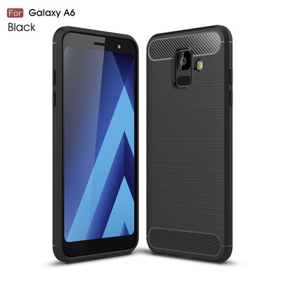 

BONGEM Samsung Galaxy A6 Case with Flexible&Durable Shock Absorption with Carbon Fiber Design