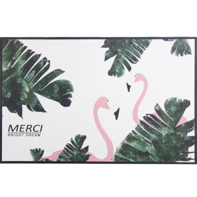 

Creative Tropical Plant Print Place mats Black Frame Series Nordic Style Teslin PVC Place mat Placemat For Dining Tableware Pad