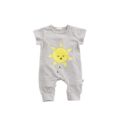 

Cartoon Baby Rompers Newborn Cotton Baby Girls Jumpsuits Summer Short Sleeve baby Boy Rompers Child Suits