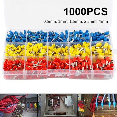 

1000PCS Assorted Heat Shrink Wire Connector Insulated Car Electrical Wire Connector Crimp Terminal Kit