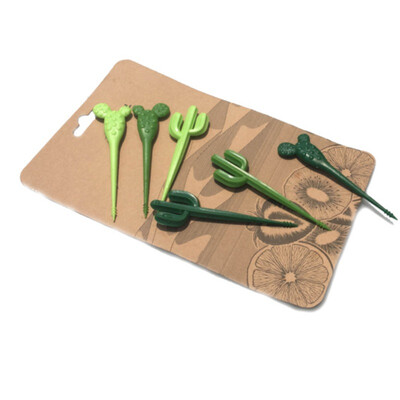 

Hot Stylish 10pcs Cartoon Animal Food Fruit Picks Forks Home Party Accessory Decor Tool Dessert bread Forks