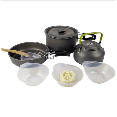 

SUNIONS outdoor picnic camping mountaineering cookware pot set 17950-17964