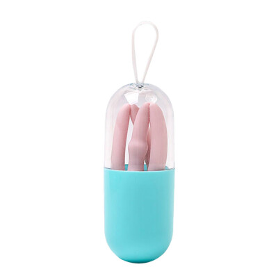 

Toponeto Portable Reusable Washable Food Grade Silicone Drinking Bent Straws With Box