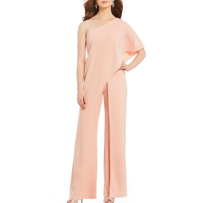 

One-piece beach outdoor sexy one-shoulder high waist wide leg jumpsuit sunshine high quality comfortable breathable