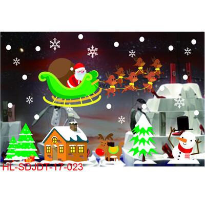 

Toponeto Merry Christmas Household Room Wall Sticker Mural Decor Decal Removable