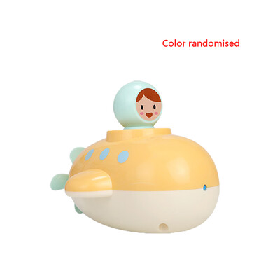 

Baby Kid Clockwork Boat Children Bathing Water Toy Play Swimming Shower Games Cartoon Toys Random Color