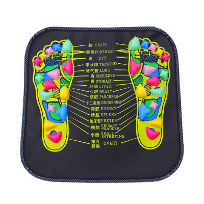 

Reflexology Walk Stone Foot Massager Leg Pain Relieve Stress Relief Walk Massager Mat Health Care Acupressure Mat Pad