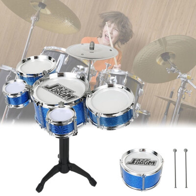 

Willstar 5 Drum Childrens Simulation Drum Set Fighting Jazz Musical Toys Shelf Drum Instrument Toy