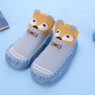 

12 Kinds 2Pcs Autumn Baby Stock Casual Fashion Children Cute Cartoon Slippers Kids Non-Slip Cotton Floor Socks