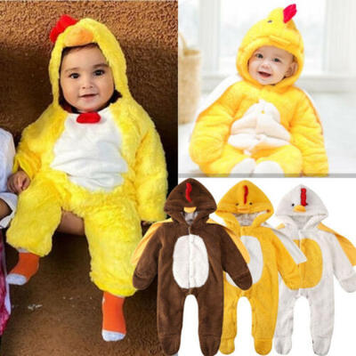 

Newborn Baby Girl Boy Thanksgiving Fancy Clothes Turkey Costume Hooded Outfits