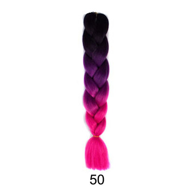 

Gobestart 1PC New Fashion Womens Gradient Long Braid Wavy Party Wigs