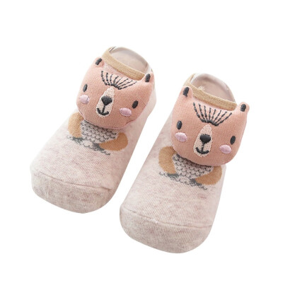 

Baby Girl Boy Socks Children Spring Autumn Cartoon Non-slip Socks Kids for Girls