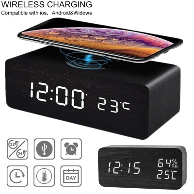 

3 In 1 Multi-function LED Digital Alarm Clock & Wireless