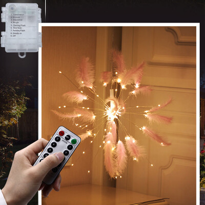 

Gobestart Feather Fireworks Lamp String Decoration Light String Outdoor Courtyard Lighting