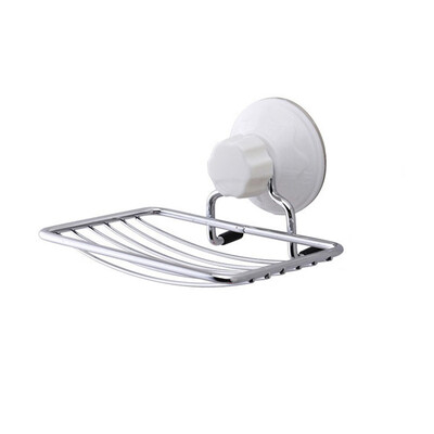 

Strong Suction Wall-mounted Stainless Steel Soap Dish Holder Vacuum Sink-rust Proof Sponge Box